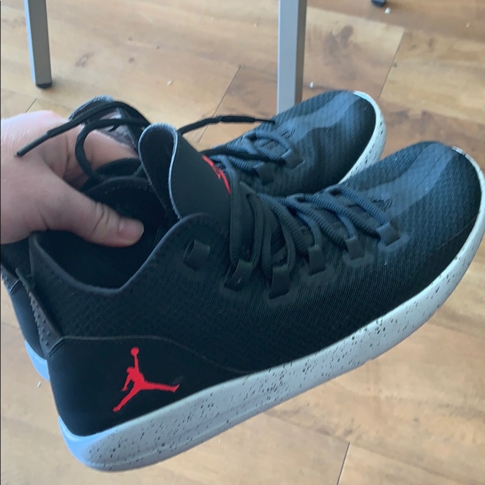 Jordan black shoes